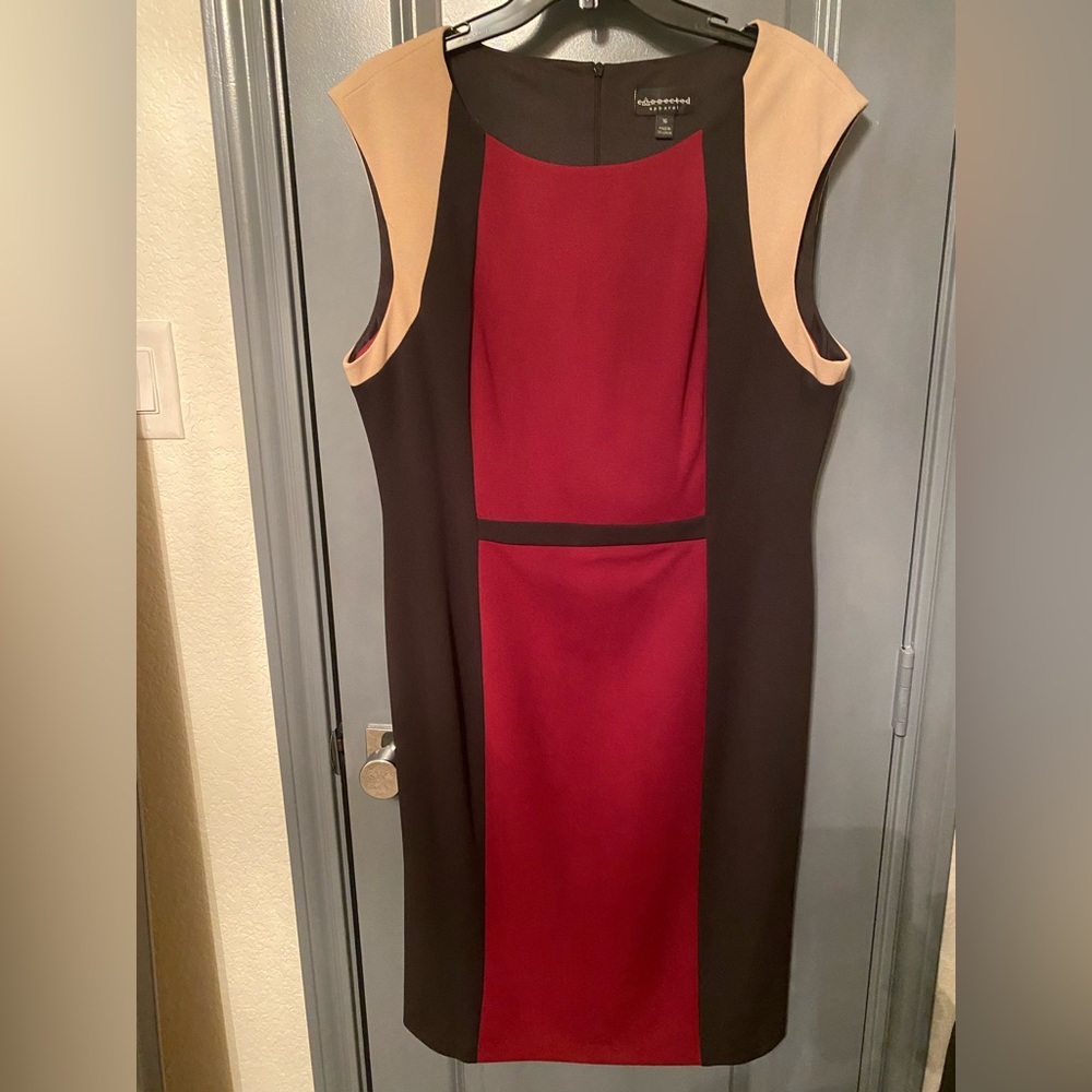 Size 16 color block dress. Amazing condition!